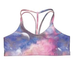 Wildfox Cosmic Cloudy Wash Sports Bra Size Large